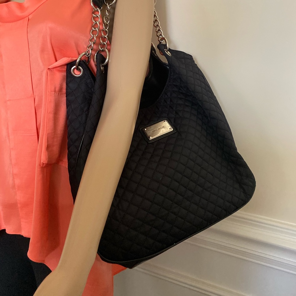 Nine West Black Quilted Purse
